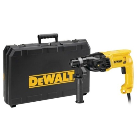 Marteau perforateur 710W SDS + 2 Joules 3 Modes Poignée réglable Butée de profondeur + Mallette DEWALT D25033K