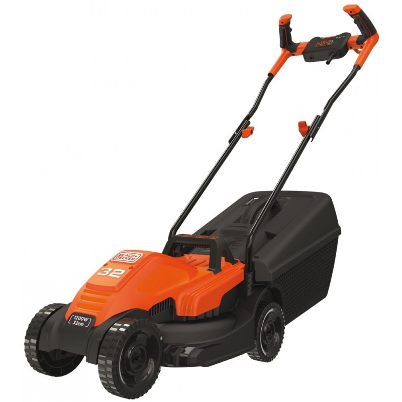 Tondeuse électrique 1200W BLACK & DECKER Coupe 32cm  BEMW451BH-QS Surfaces jusqu'à 600m²