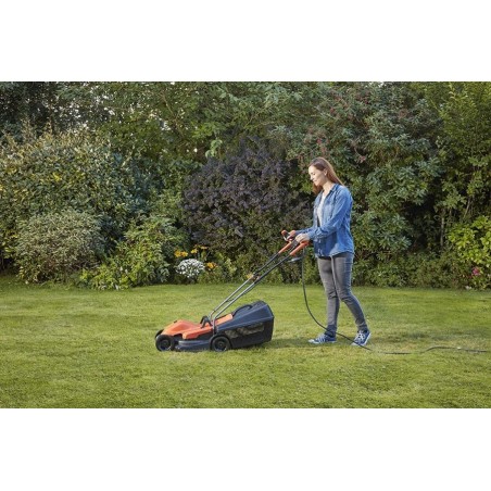 Tondeuse électrique 1200W BLACK & DECKER Coupe 32cm  BEMW451BH-QS Surfaces jusqu'à 600m²