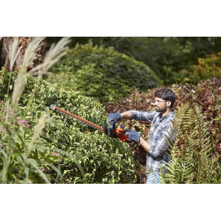 Taille haie 550W Lame 60 cm Black + Decker BEHTS 451+C285 Lame double coupe Double interrupteur
