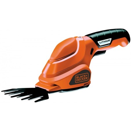 Taille herbe Cisaillle sans fil 3.6V Batterie Lithium 1.1 Ah Black + Decker GSL 200
