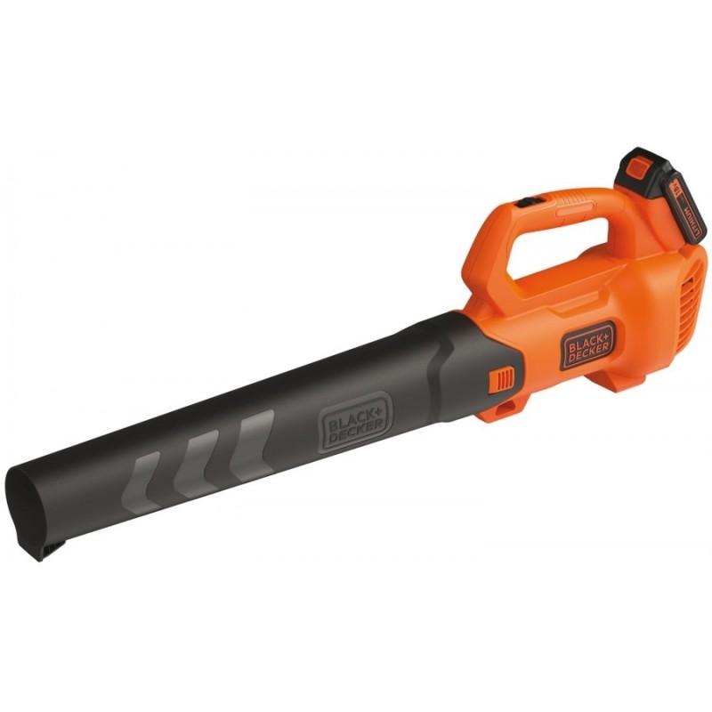 Souffleur sans fil 18V + Batterie Lithium 2.0 Ah Chargeur rapide BLACK+DECKER BCBL200L-QW