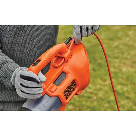 Souffleur électrique 1850W BLACK+DECKER BEBL185-QS Racloir intégré