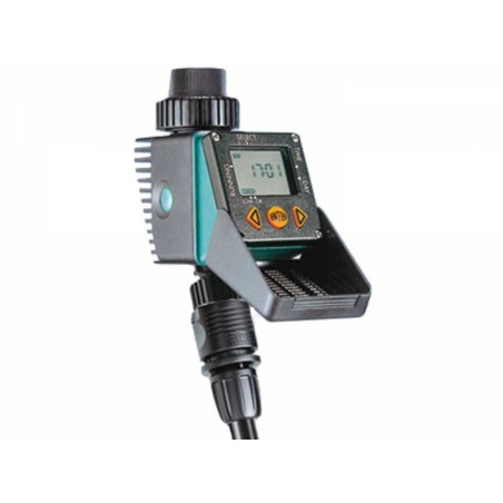 Programmateur d'arrosage automatique 1 Voie Raccord robinet 20-27 mm 0,5 à 10 bar Claber Video2