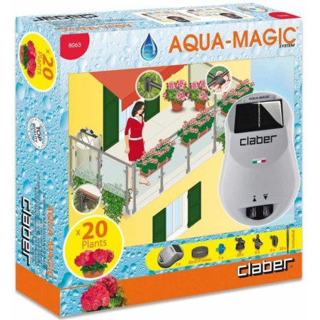 Kit d'arrosage Aqua-Magic Sistem Claber 8063 1 sortie 54 programmes