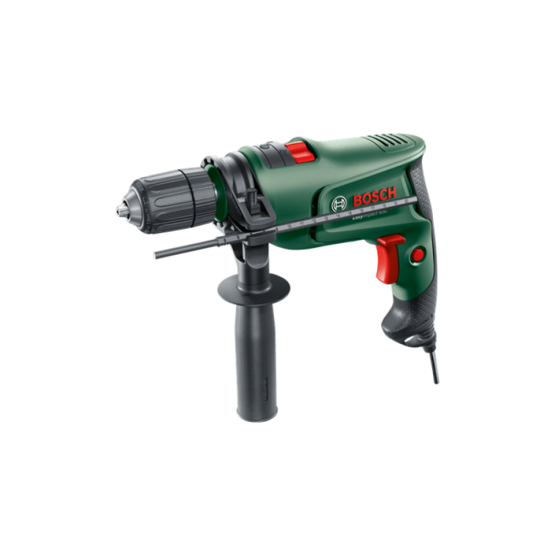 Perceuse à percussion 600W -15 Nm Poignée supplémentaire Tige de profondeur + Mallette BOSCH EASYIMPACT 600