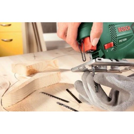 Scie sauteuse 500W Bosch PST 650 Système SDS Anti vibration