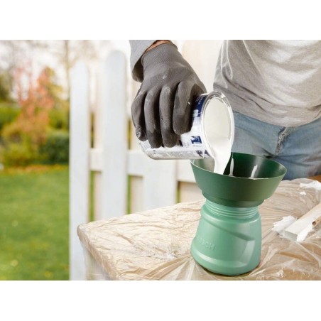 Pistolet à peinture 440w Bosch PFS 2000 2 flacons de 800 ml. 3 positions de réglage. 2 buses d'utilisation. Sangle.