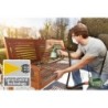 Pistolet à peinture 440w Bosch PFS 2000 2 flacons de 800 ml. 3 positions de réglage. 2 buses d'utilisation. Sangle.