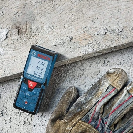 Télémètre laser GLM 40 Professional Bosch Fonction mémoire Portée : 0,15/40m 2 piles 1,5V Housse de protection