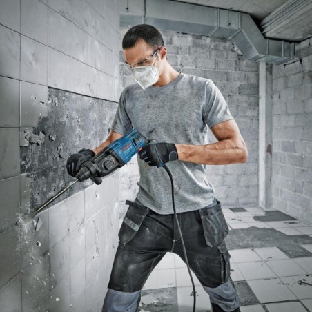 Marteau perforateur 720W 2 Joules SDS + Tige de profondeur Poignée supplémentaire + Mallette BOSCH Professional GBH 2