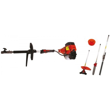 Débroussailleuse Thermique 43Cm3 4en1 Moteur 2T Outil jardin polyvalent KZ GARDEN