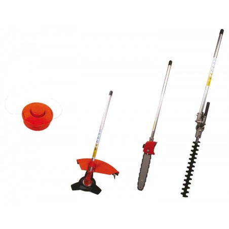 Débroussailleuse Thermique 43Cm3 4en1 Moteur 2T Outil jardin polyvalent KZ GARDEN