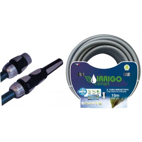 Tuyau arrosage jardin 1/2" Diam.13mm Longueur 20m Silver 5 couches