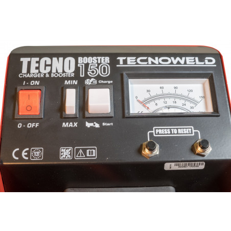 Chargeur démarreur 1900W Batterie 25/ 250A -10/270Ah Portable TECNOBOOSTER TECNOWELD