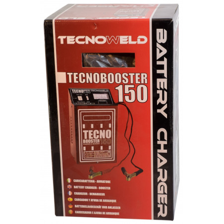 Chargeur démarreur 1900W Batterie 25/ 250A -10/270Ah Portable TECNOBOOSTER TECNOWELD
