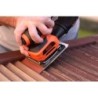 Ponceuse à bande 170W + Feuille abrasive + Sac poussières Black + Decker KA401LA