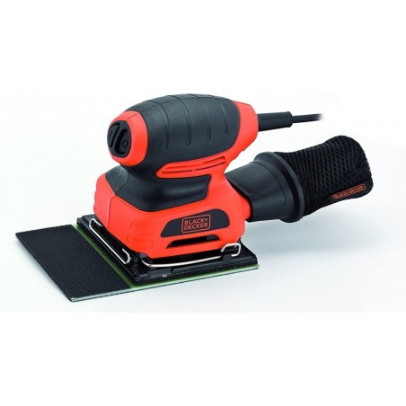 Ponceuse à bande 170W + Feuille abrasive + Sac poussières Black + Decker KA401LA