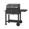 Barbecue charbon de bois KUBRIK à Couvercle Thermostat Tiroir de cendres 2 roues et 2 pieds