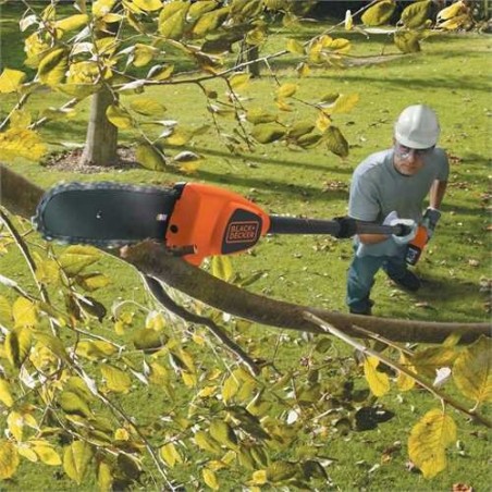 Scie d'élagage 18V Batterie 2 Ah + chargeur Manche télescopique 2.92m max Black & Decker GPC1820L20