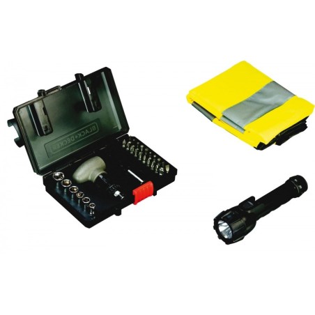 Kit 35 pièces Black + Decker A7224 SOS Torche/Gilet/Accessoires