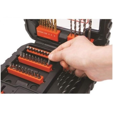 Coffret de 50 accessoires perçage / vissage Black + Decker A7232
