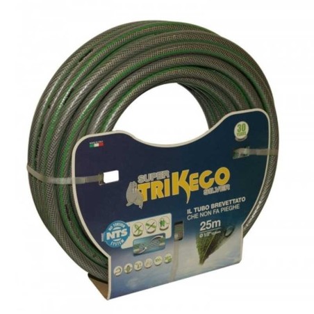 Tuyau d'arrosage jardin 1/2 " Diam.13mm Longueur 15m Haute qualité. Traité anti algues Anti-noeud.