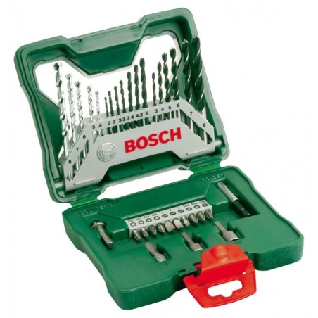 Coffret 33 pièces Bosch S-line Forêts et embouts métal , Pierre , bois , Brique