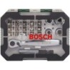 Coffret 26 pièces Bosch 2607017322 Embouts de vissage + Clé à Cliquet