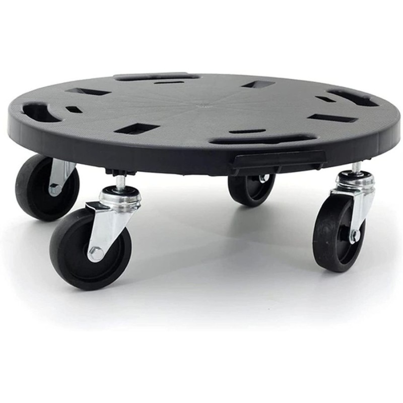 Support à roulettes rond diamètre 40 x 12,5 cm 4 roues Capacité max 275 kg Plantes Meubles ou matériel lourd