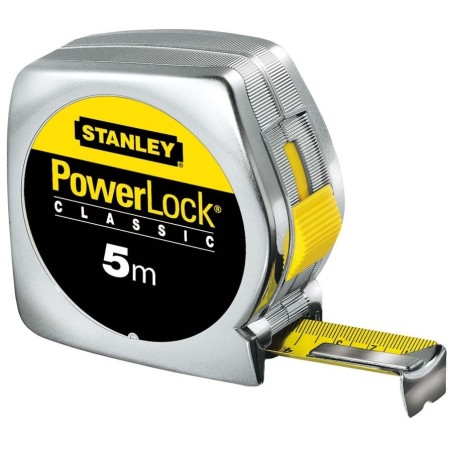 Mètre mesureur 5 mètres Boitier en plastique Stanley