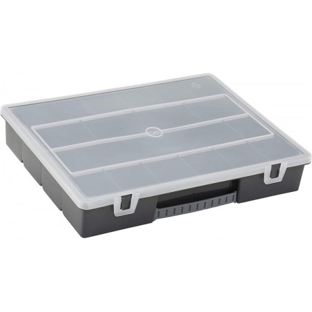 Boite Organiseur 18 compartiments Stanley 1-92-071 Coffret ABS range outils 36,5 x 6,4 x 28,1 cm