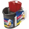 KIT de lavage VILEDA avec seau, essoreuse et plaque avec chiffon en microfibre 37.5 x 30 x 28 cm