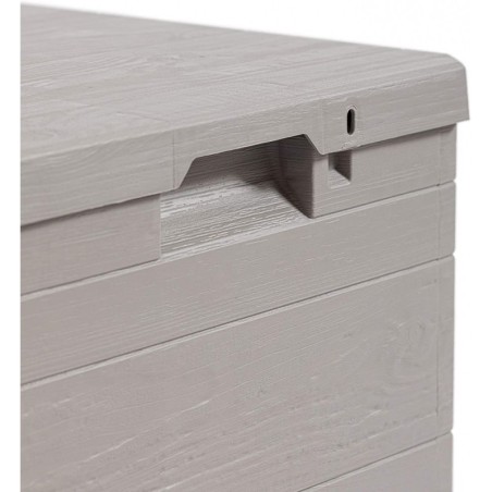 Coffre de jardin 90L WOODY'S 42xP44xH50 cm Résine