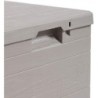 Coffre de jardin 90L WOODY'S 42xP44xH50 cm Résine