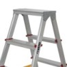 Escabeau 2 x 4 marches en Aluminium Charge 150 kg Hauteur 0,90 m VITO