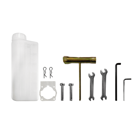 Tarière thermique à essence 43cm³ Moteur 1.6CV + 3 Forets Acier 100/150/200mm Longueur 730mm VITO