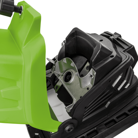 Broyeur de végétaux 2500W Bac 45L Coupe Branches 45mm Elagage Jardinage Taillage VITO