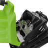 Broyeur de végétaux 2500W Bac 45L Coupe Branches 45mm Elagage Jardinage Taillage VITO