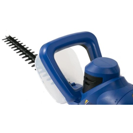 Taille haies 450W Poignée rotative 90° Guide 50 cm Double frein de sécurité GOODYEAR