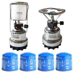 Kit Lampe à gaz 140W +...