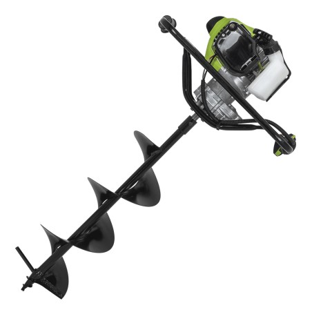 Tarière thermique à essence 43cm³ Moteur 1.6CV + 3 Forets Acier 100/150/200mm Longueur 730mm VITO