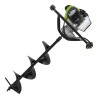 Tarière thermique à essence 43cm³ Moteur 1.6CV + 3 Forets Acier 100/150/200mm Longueur 730mm VITO
