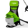 Débroussailleuse Thermique 47cm³ Coupe Ø25cm + Lame et fil nylon Réservoir 1L Autonomie 1h30 Port Sac à dos VITO Professionnel