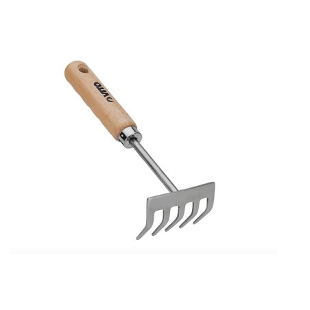 Kit 10 outils de jardin Manche bois Inox et Fer forgés à la main Haute qualité VITO