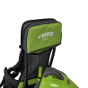 Débroussailleuse Thermique 47cm³ Coupe Ø25cm + Lame et fil nylon Réservoir 1L Autonomie 1h30 Port Sac à dos VITO Professionnel