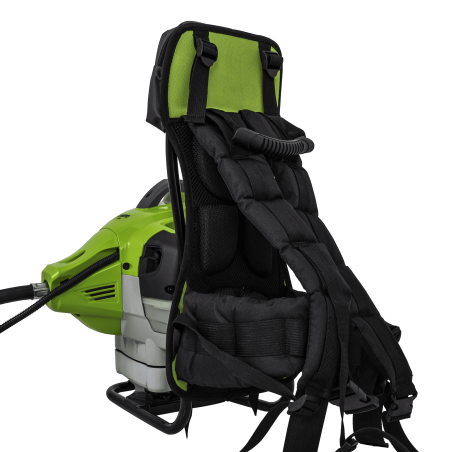 Débroussailleuse Thermique 47cm³ Coupe Ø25cm + Lame et fil nylon Réservoir 1L Autonomie 1h30 Port Sac à dos VITO Professionnel