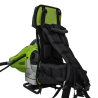 Débroussailleuse Thermique 47cm³ Coupe Ø25cm + Lame et fil nylon Réservoir 1L Autonomie 1h30 Port Sac à dos VITO Professionnel