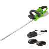 Taille Haies sans fil 20V Lame 51Cm + 2 Batteries lithium 2.0Ah + Chargeur Rapide VITO