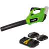 Souffleur de jardin 40V + 2 Batteries lithium 2AH + Chargeur DOUBLE VITO
